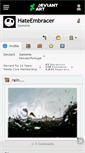 Mobile Screenshot of hateembracer.deviantart.com