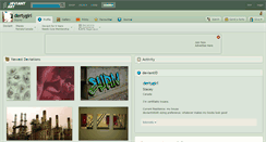Desktop Screenshot of dertygirl.deviantart.com