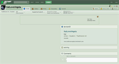 Desktop Screenshot of katlovesvegeta.deviantart.com