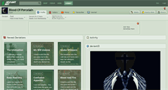 Desktop Screenshot of blood-of-porcelain.deviantart.com