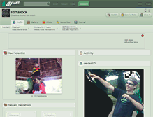 Tablet Screenshot of fortarock.deviantart.com