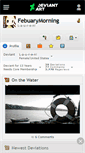 Mobile Screenshot of febuarymorning.deviantart.com