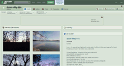 Desktop Screenshot of doom-kitty-666.deviantart.com