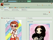 Tablet Screenshot of dayna-kon.deviantart.com