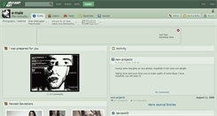 Desktop Screenshot of e-male.deviantart.com