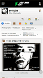Mobile Screenshot of e-male.deviantart.com
