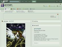 Tablet Screenshot of genuinegirls.deviantart.com
