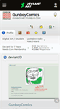 Mobile Screenshot of gunboycomics.deviantart.com
