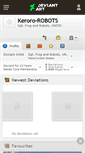 Mobile Screenshot of keroro-robots.deviantart.com