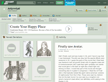 Tablet Screenshot of aniyvwiyai.deviantart.com