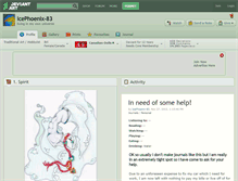 Tablet Screenshot of icephoenix-83.deviantart.com
