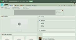 Desktop Screenshot of denee.deviantart.com