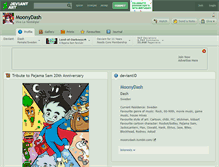 Tablet Screenshot of moonydash.deviantart.com