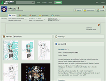 Tablet Screenshot of hotcoco13.deviantart.com