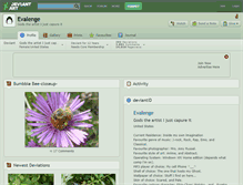 Tablet Screenshot of evalenge.deviantart.com