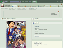 Tablet Screenshot of lexaross.deviantart.com