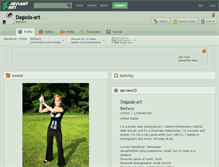 Tablet Screenshot of dagada-art.deviantart.com