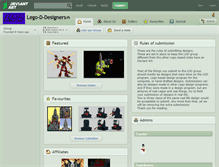 Tablet Screenshot of lego-d-designers.deviantart.com