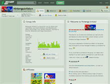 Tablet Screenshot of nintengaartists.deviantart.com