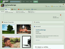 Tablet Screenshot of marilynsalterego.deviantart.com