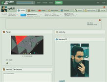Tablet Screenshot of npikill.deviantart.com