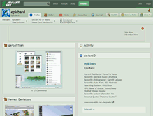 Tablet Screenshot of epicbard.deviantart.com