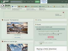 Tablet Screenshot of donjas.deviantart.com