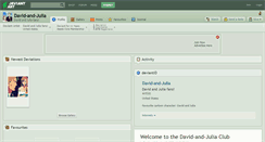 Desktop Screenshot of david-and-julia.deviantart.com
