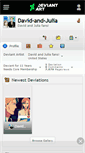 Mobile Screenshot of david-and-julia.deviantart.com