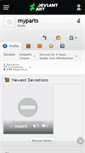 Mobile Screenshot of myparts.deviantart.com