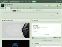 Tablet Screenshot of power-fusion.deviantart.com