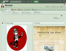 Tablet Screenshot of fifthchukka.deviantart.com