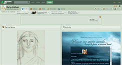 Desktop Screenshot of fiery-chicken.deviantart.com