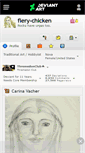 Mobile Screenshot of fiery-chicken.deviantart.com
