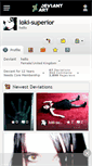 Mobile Screenshot of loki-superior.deviantart.com