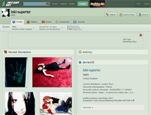 Tablet Screenshot of loki-superior.deviantart.com