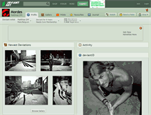 Tablet Screenshot of mordes.deviantart.com