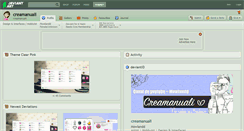 Desktop Screenshot of creamanuali.deviantart.com