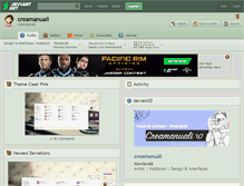 Tablet Screenshot of creamanuali.deviantart.com