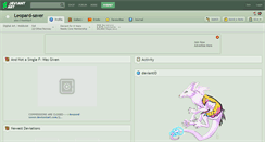 Desktop Screenshot of leopard-saver.deviantart.com