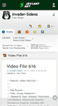 Mobile Screenshot of invader-sideos.deviantart.com