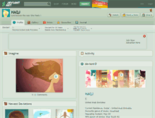 Tablet Screenshot of haqj.deviantart.com