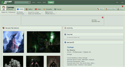 Desktop Screenshot of cormax.deviantart.com