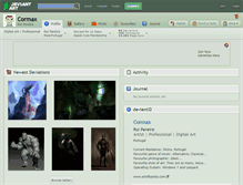 Tablet Screenshot of cormax.deviantart.com