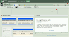 Desktop Screenshot of nickinick1991.deviantart.com