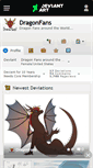 Mobile Screenshot of dragonfans.deviantart.com