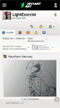 Mobile Screenshot of lightexorcist.deviantart.com