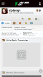 Mobile Screenshot of cljdesign.deviantart.com