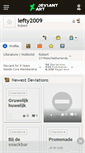 Mobile Screenshot of lefty2009.deviantart.com