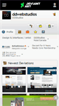 Mobile Screenshot of ddwebstudios.deviantart.com